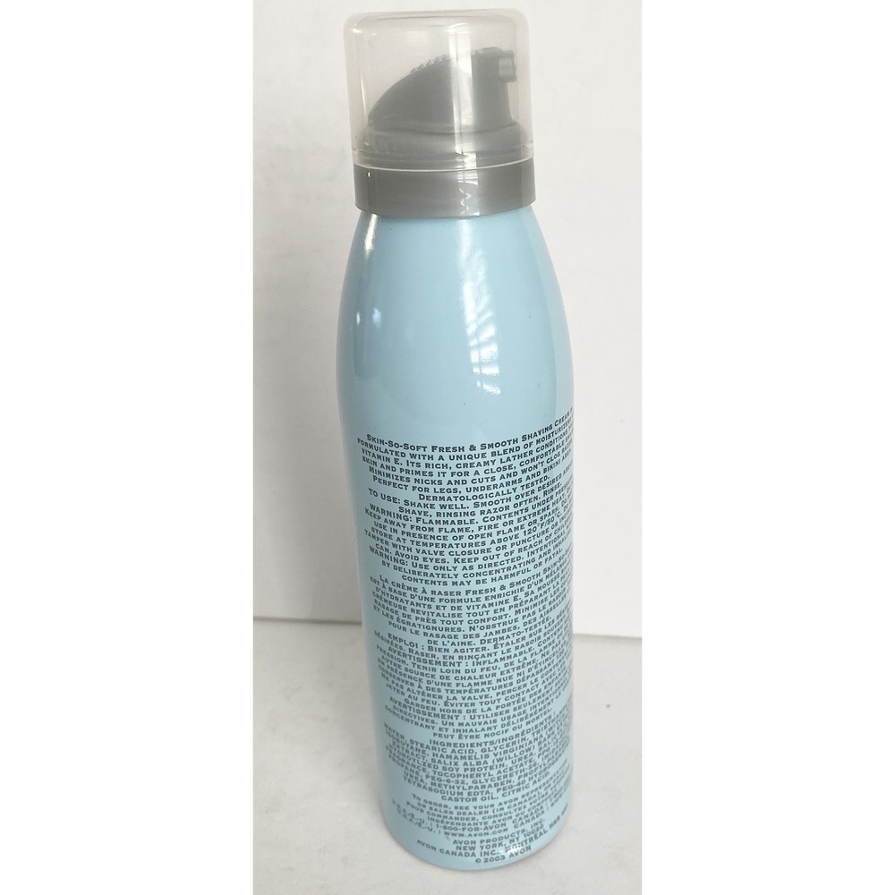 Avon SKIN SO SOFT  Shaving Cream Fresh & Smooth~6.9 oz NEW - Picture 2 of 5